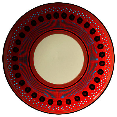 west elm Potter's Workshop Seed Salad Plate, Red west elm Potter's Workshop Seed Salad Plate, Red